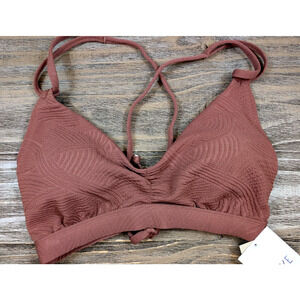 SKYE Sarah Bikini Top D-F Cup NWT Zen Garden Mahogany Multiway Tie Back